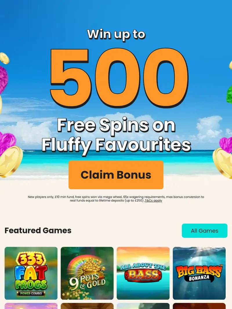 Barbados Bingo - homepage (tablet)