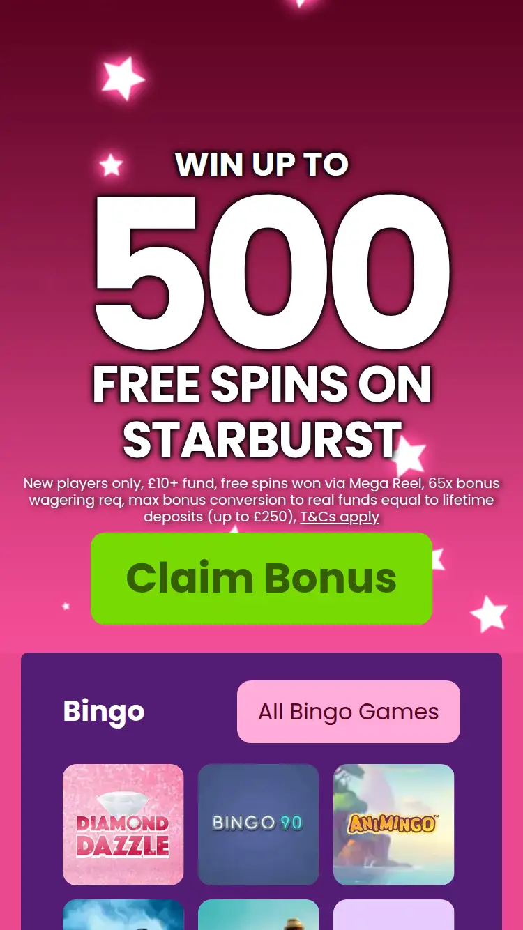 Bjs Games - homepage (mobile)