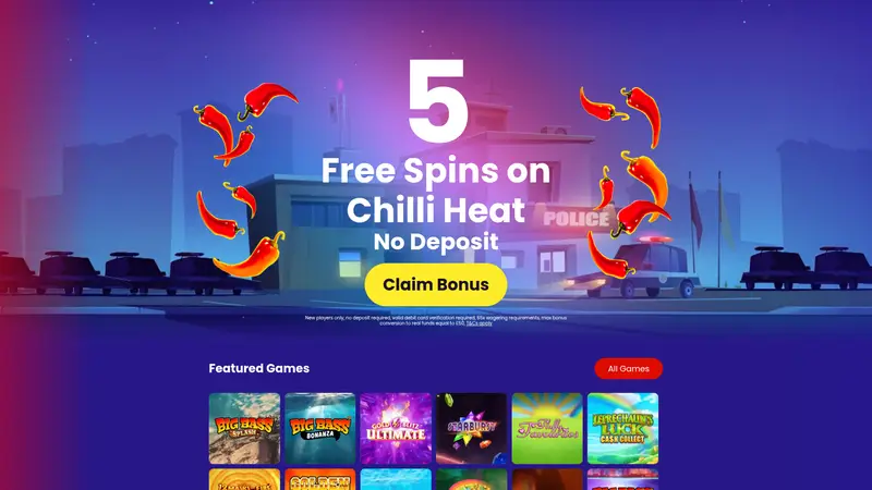 Cop Slots - homepage (desktop)