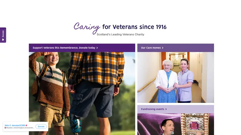 Erskine - homepage (desktop)