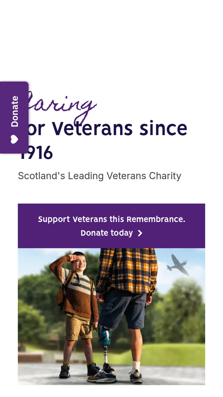 Erskine - homepage (mobile)