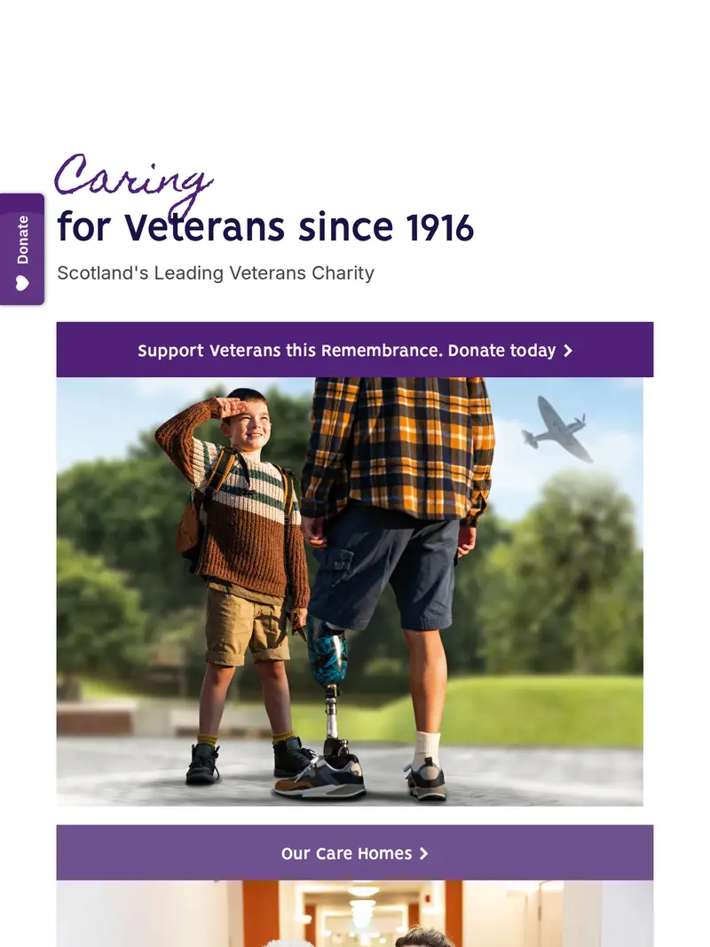 Erskine - homepage (tablet)