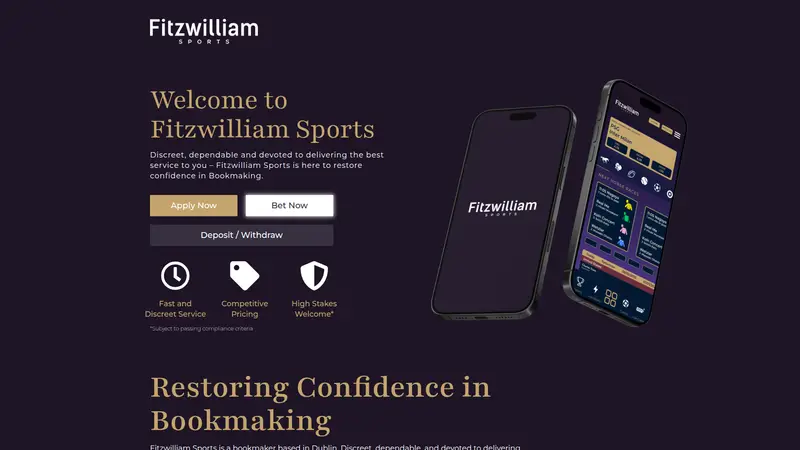 Fitzwilliamsports - homepage (desktop)