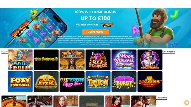 Fruity King - homepage (desktop)