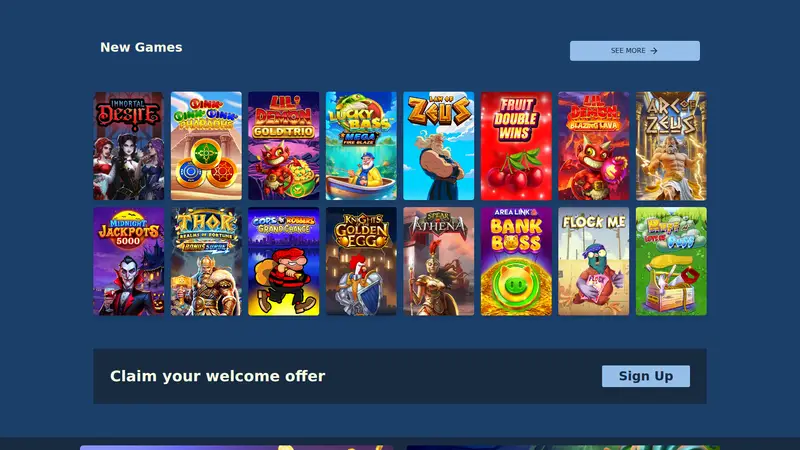 Jackpotparadise - homepage (desktop)