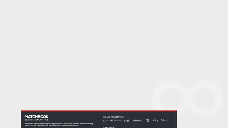Matchbook - homepage (desktop)