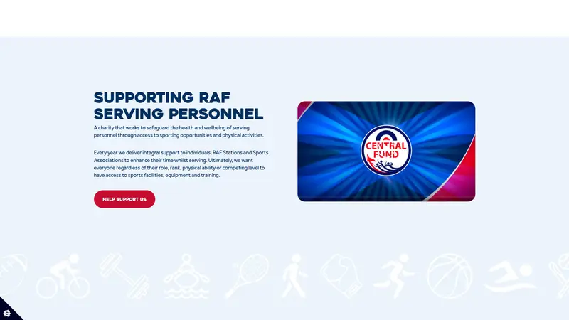 Rafcf - homepage (desktop)