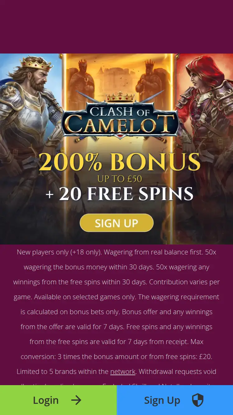 Royalzee - homepage (mobile)