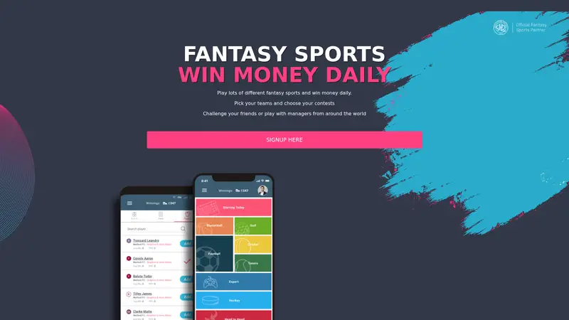 Sportito - homepage (desktop)