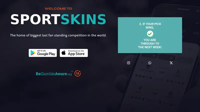 Sportskins - homepage (desktop)