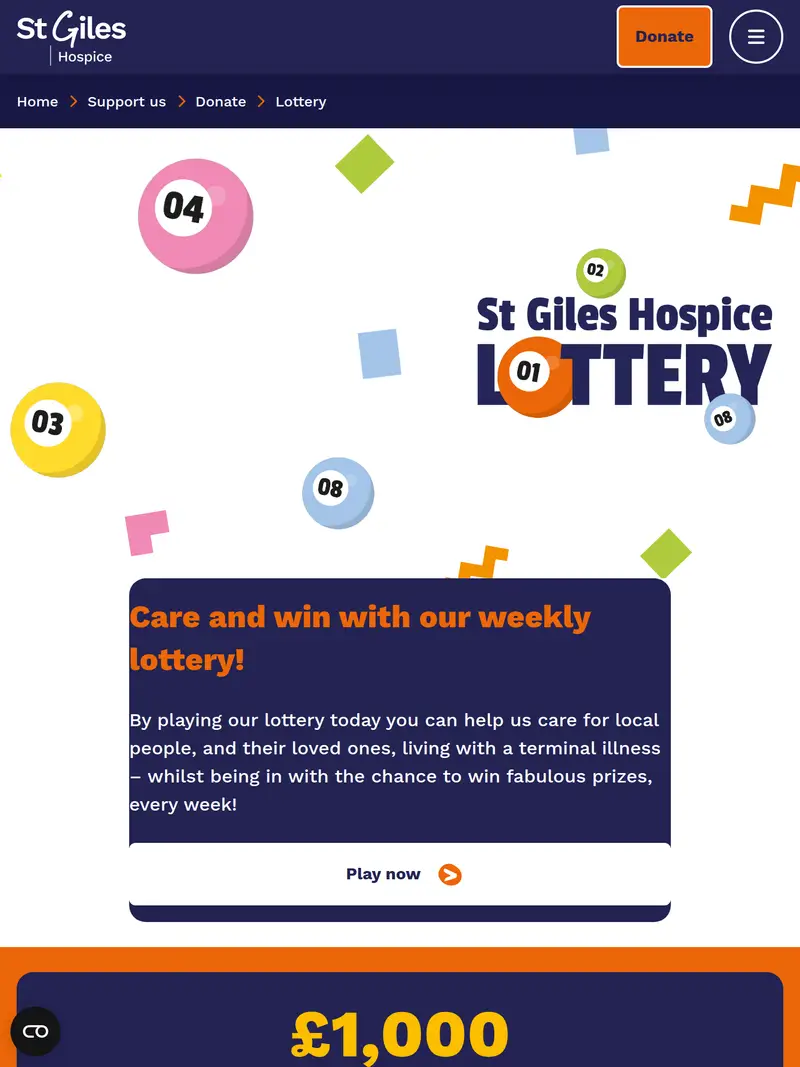 Stgileshospice - homepage (tablet)