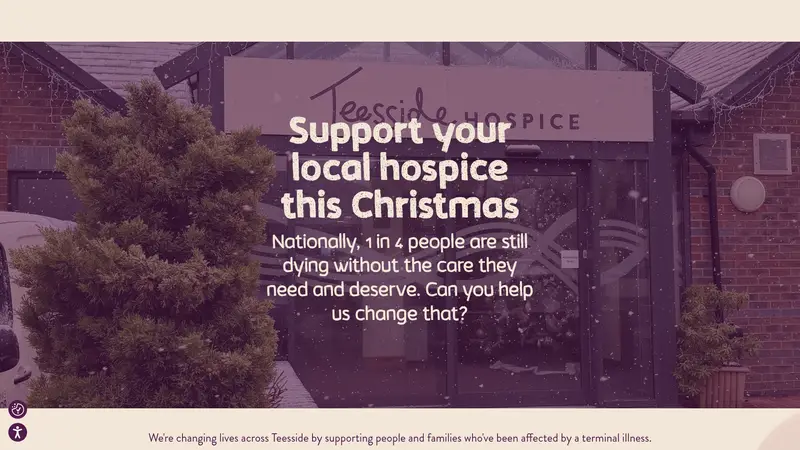 Teessidehospice - homepage (desktop)