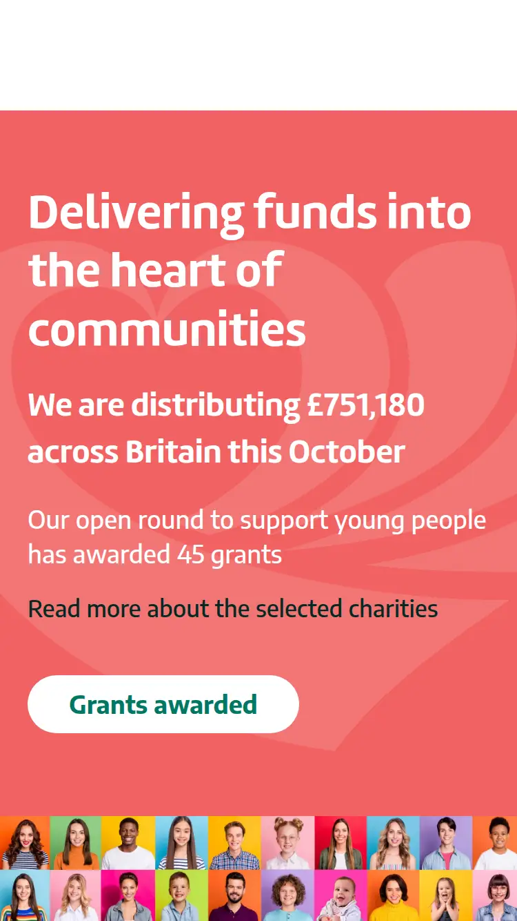 Thehealthlotteryfoundation - homepage (mobile)