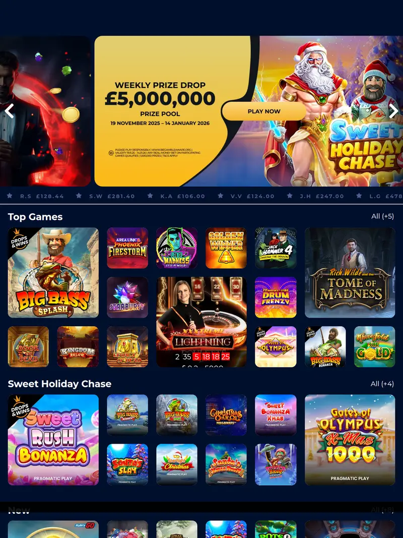 Winomania - homepage (tablet)